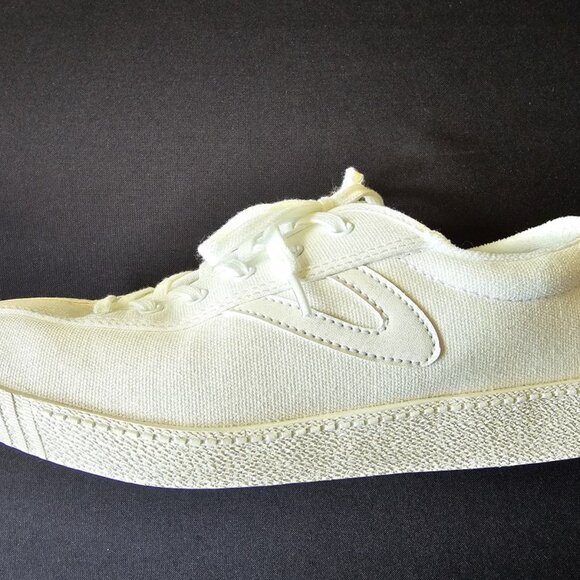 Tretorn Women's Nylite Plus Canvas White Women's 8.5 - Picture 4 of 6